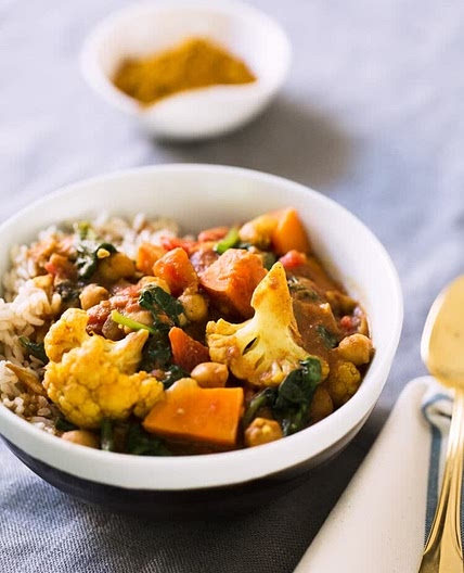 Coconut, chick pea and spinach