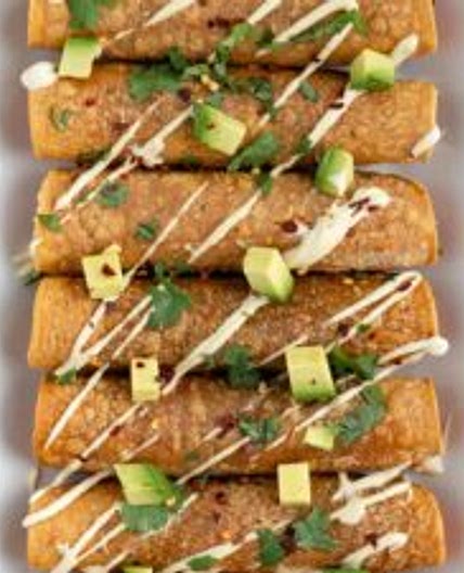 Sweet Potato Black Bean Taquitos
