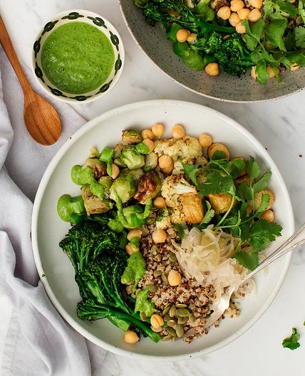 Roasted Veggie Grain Bowl