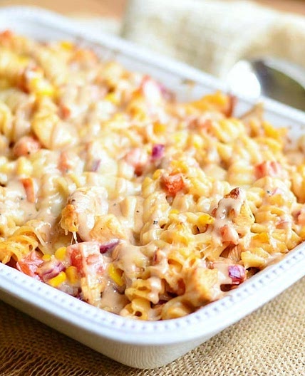 BBQ Ranch Chicken Casserole