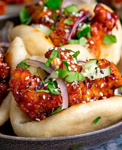 Korean Chicken Bao