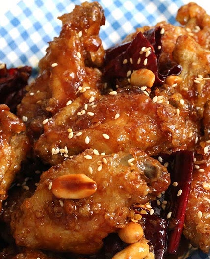 Crispy crunchy Korean fried chicken (Dakgangjeong)