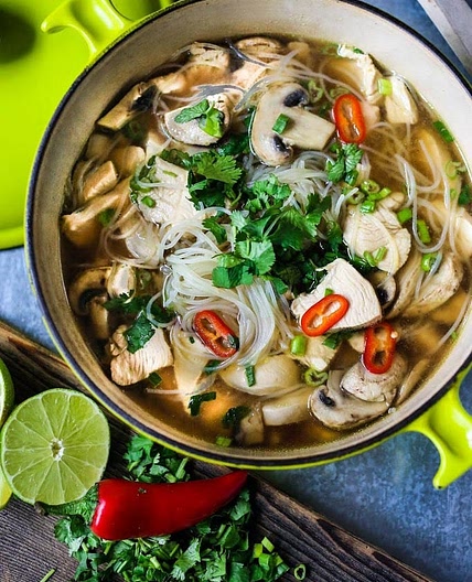 Thai Chicken Noodle Soup