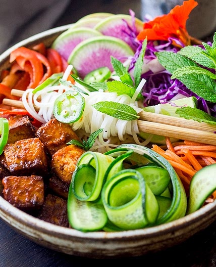 Banh Mi Noodle Bowl (aka Bun Chay)