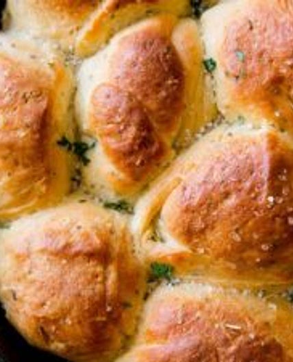 Sea Salt & Herb Skillet Rolls