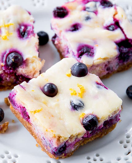 Lemon Blueberry Cheesecake Bars