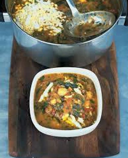 Chorizo and chickpea soup
