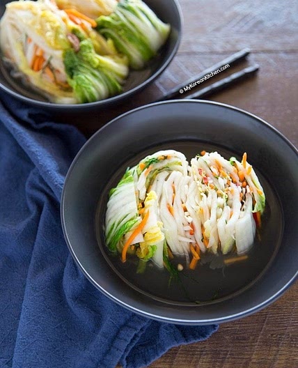 Non-Spicy White Kimchi (Baek Kimchi)