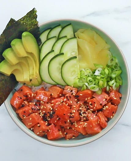 Salmon Poke Bowl Recipe by Tasty
