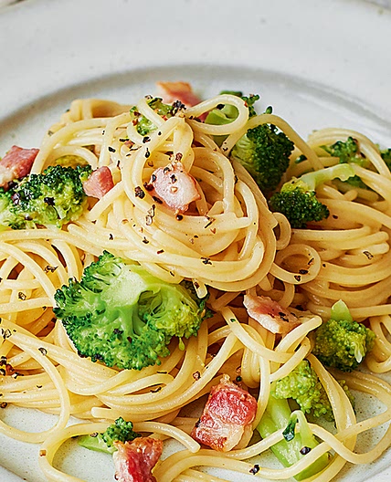 Broccoli and bacon pasta