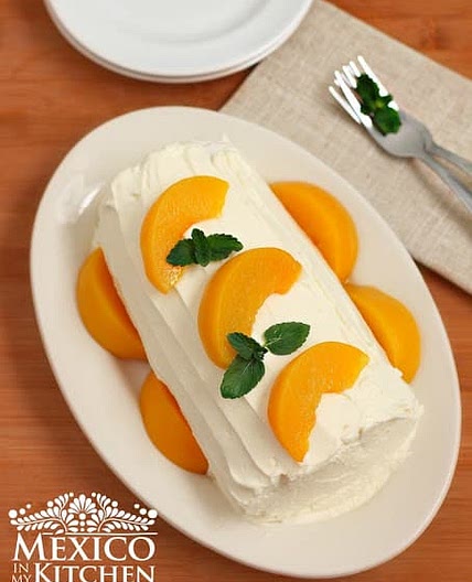 Peach Cake Roll