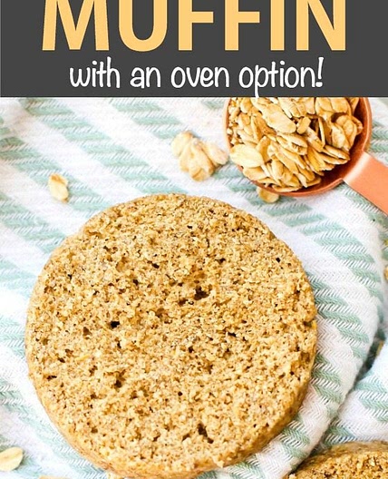 2 Minute Flourless English Muffin