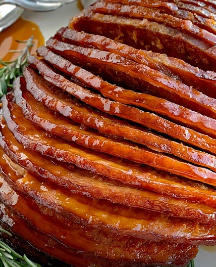 Slow Cooker Honey Glazed Ham