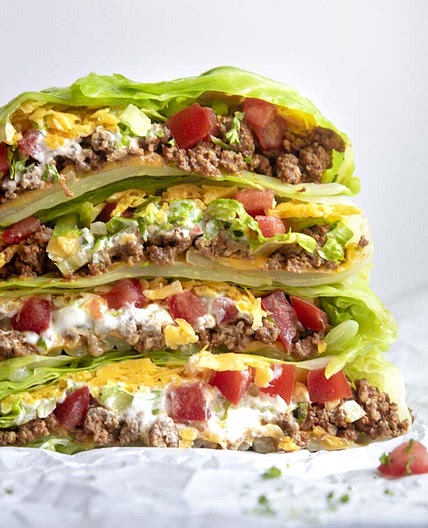 Low Carb Crunchwrap Supreme