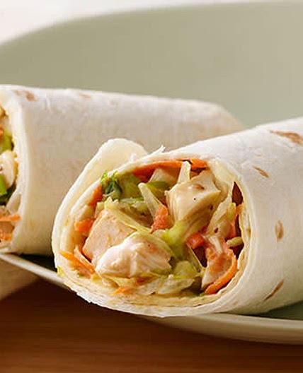 Crunchy  Chicken Asian Wraps