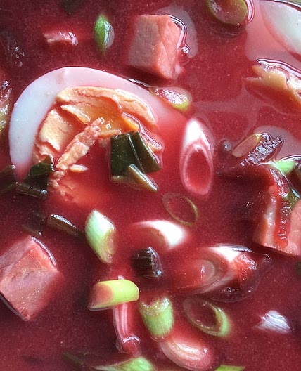 Botvigna / Botvinja / Botvinnik (beef and beet soup / beet soup)