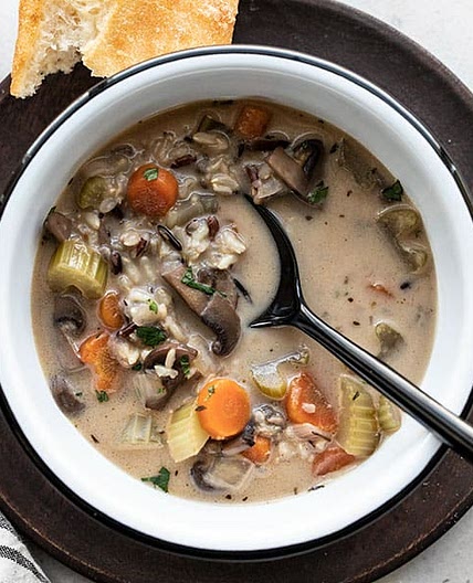 Creamy Vegetable Wild Rice Soup