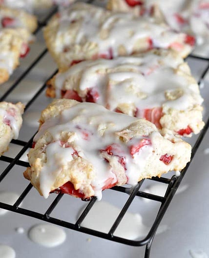 Strawberry Scones