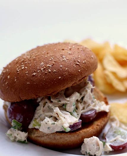 Instant Pot Chicken Salad Sandwich