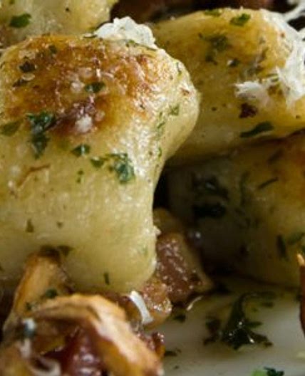 Wild mushroom gnocchi