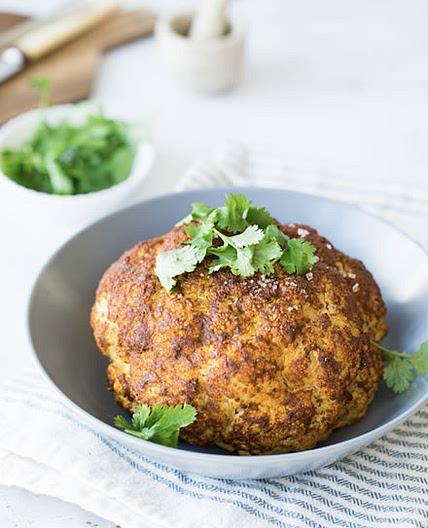 Roasted Whole Cauliflower