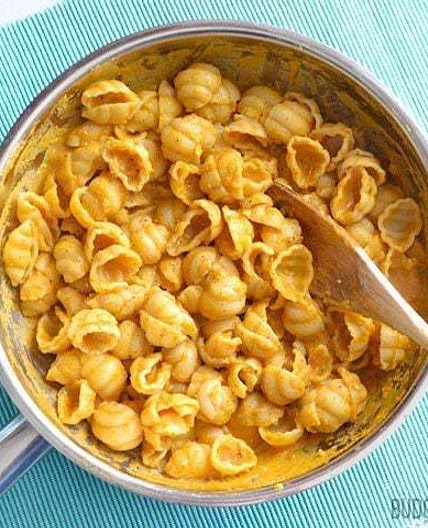 Pasta with Creamy Pumpkin Sauce