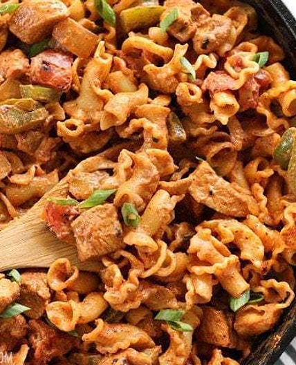 Creamy Chicken Fajita Pasta