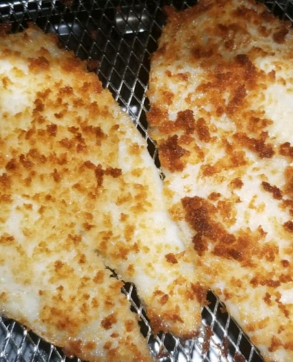 Air-Fried Crumbed Fish