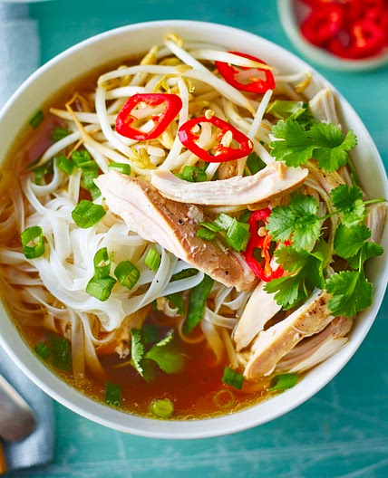 Slow cooker chicken pho