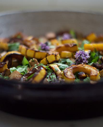 Miso Sesame Winter Squash