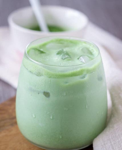 Iced Coconut Matcha Latte