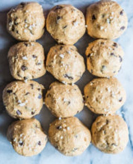 Salted Chocolate Peanut Butter Energy Balls