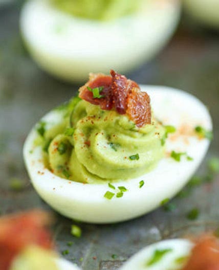 Avocado Deviled Eggs