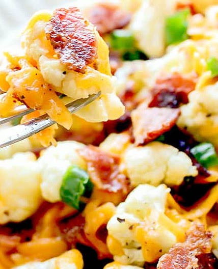 Loaded Cauliflower Bites