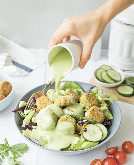 Baked Falafel Salad