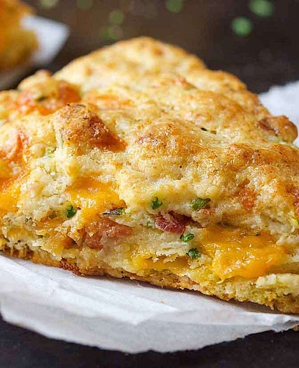 Bacon-Cheddar-Chive Scones