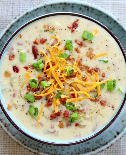 Instant Pot Loaded Baked Potato Soup