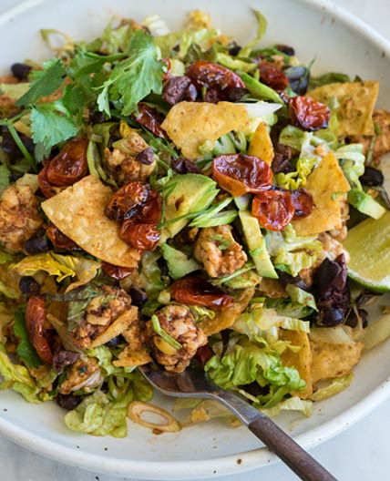 Vegan Tempeh Taco Salad