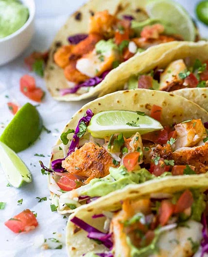 Epic Baja Fish Tacos with Avocado Crema