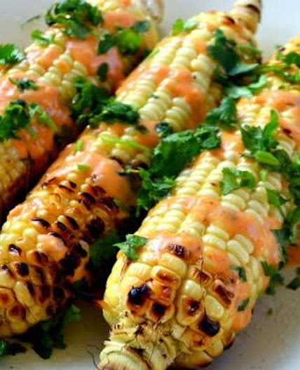 Spicy Grilled Corn on the Cob Aioli