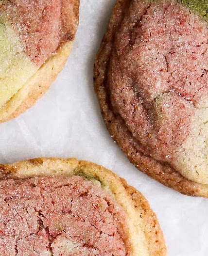 Matcha Neapolitan Sugar Cookies