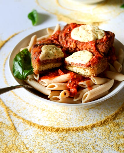 Restaurant-Style Vegan Chicken Parmesan