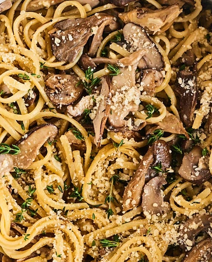 Creamy Wild Mushroom One-Pot Pasta