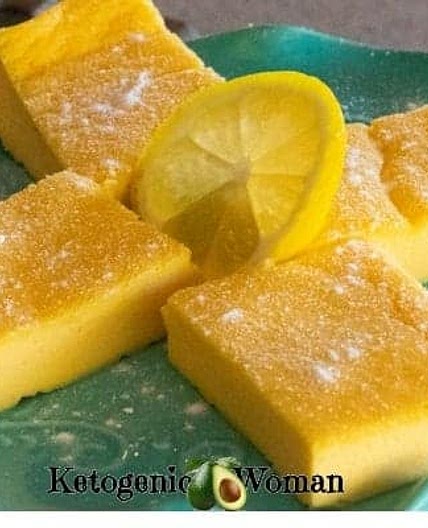 Keto Egg Fast Lemon Bars