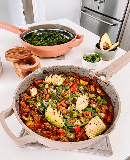 20-Minute One Pan Enchilada Skillet