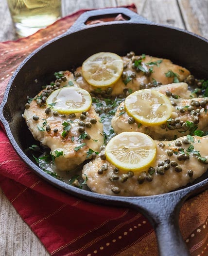 Paleo Chicken Piccata {Whole30, Gluten Free}