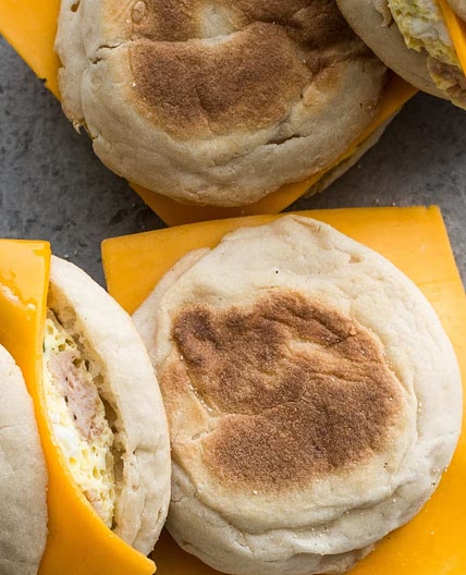 Freezer-Friendly Frittata Breakfast Sandwiches