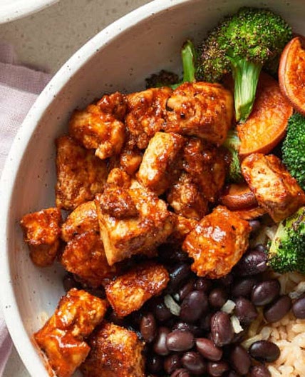 Recipe: BBQ Tofu Salad Bowls