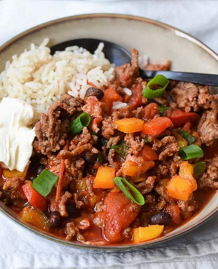 Low FODMAP chili con carne
