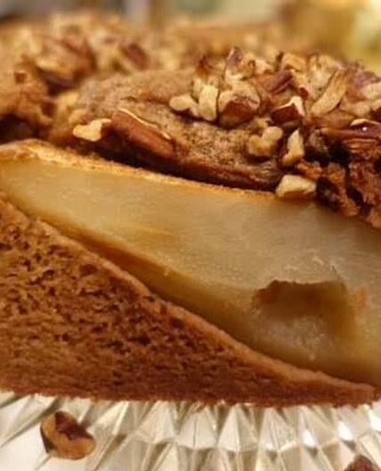 Pear Pecan Pumpkin Spice Bread